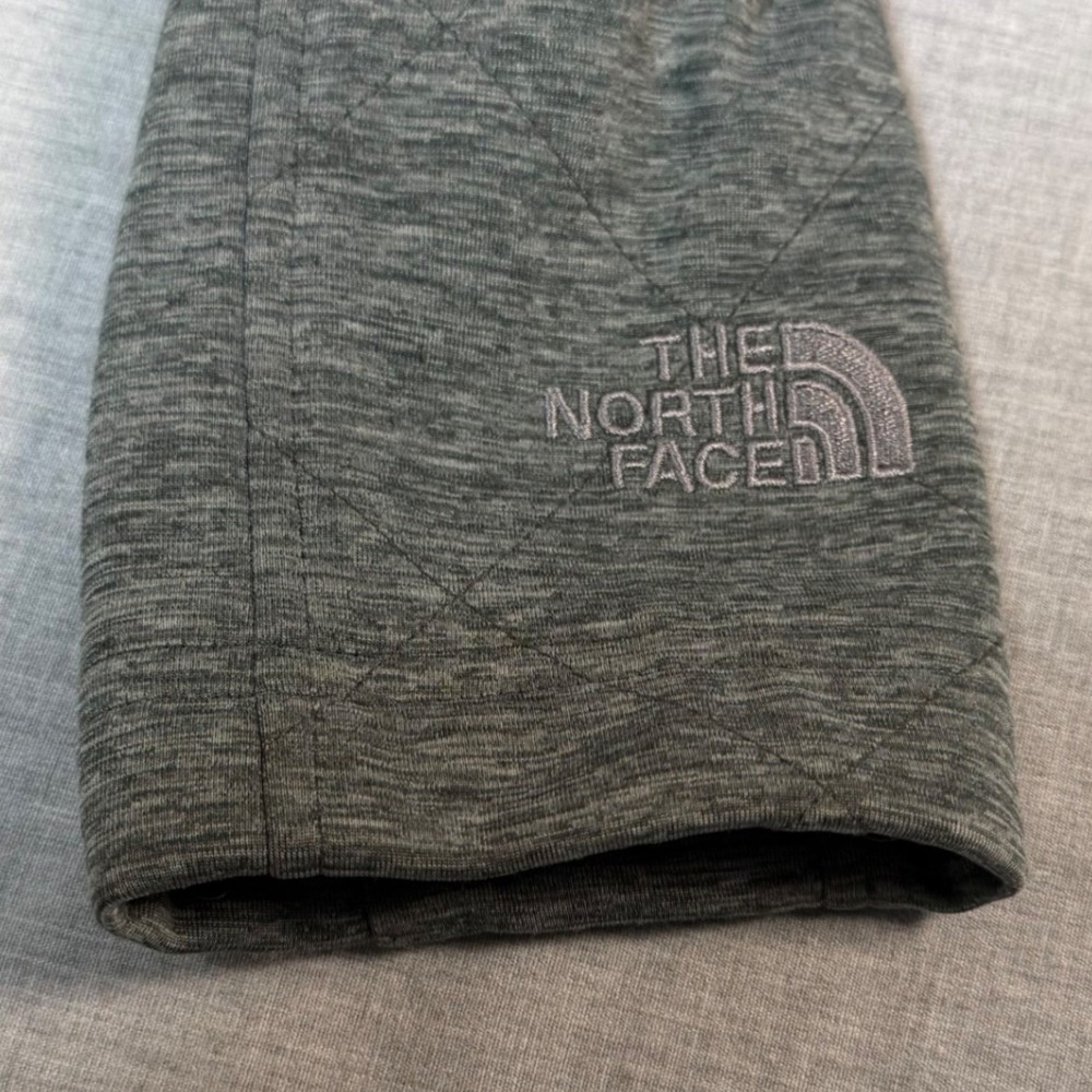 The North Face Womens Gray Quilted Full Zip Fleece Jacket Osito Lined Large - Picture 8 of 10